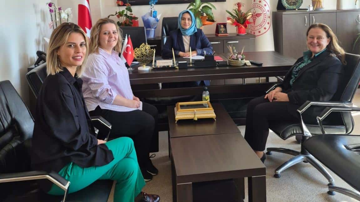 Kahramankazan ilçe sağlık Müdürümüz Syn. Zeynep Büşra Yürümez'e ziyaret